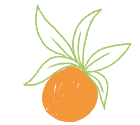 Naranja de mesa.